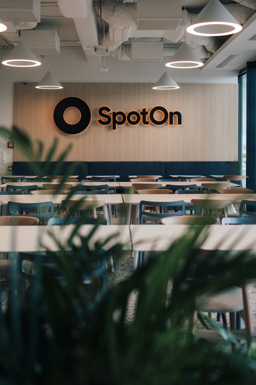 SpotOn cafe and social space in the Kraków office
