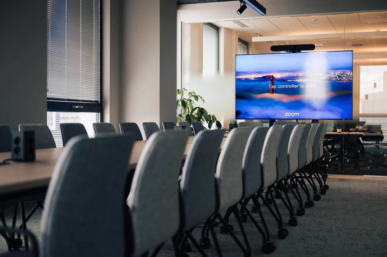 Large conference room in the Kraków office