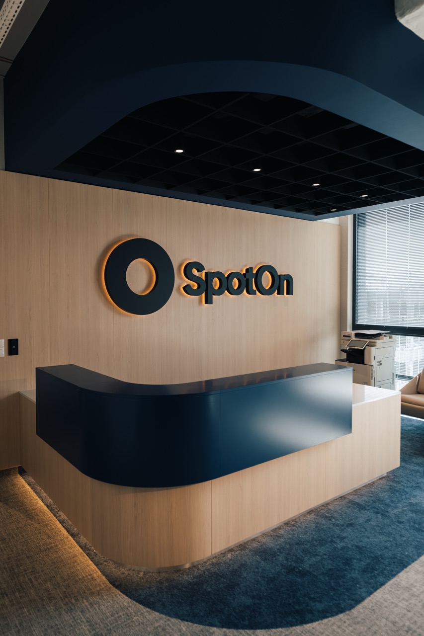 SpotOn reception in the new Kraków office
